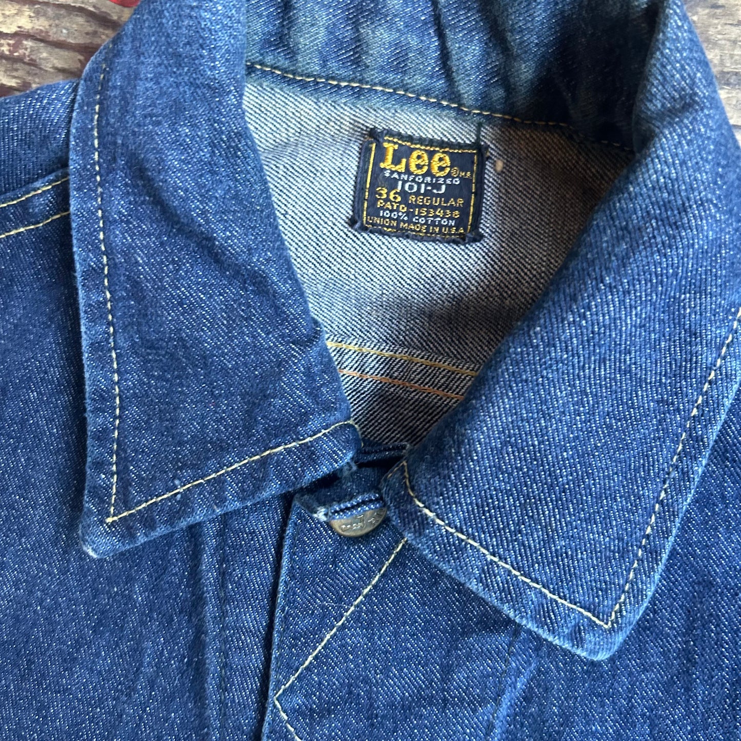 70/80’s Lee 101J Denim Jean Jacket - Small - 18” x 21.5”