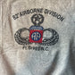 80's Soffee 82nd Airborne Division Fort Bragg NC Short Sleeve Crewneck Sweatshirt - Medium - 21" x 26.5"