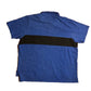 Polo Ralph Lauren Blue Black Striped Collared Polo Shirt - XLarge - 27” x 31”