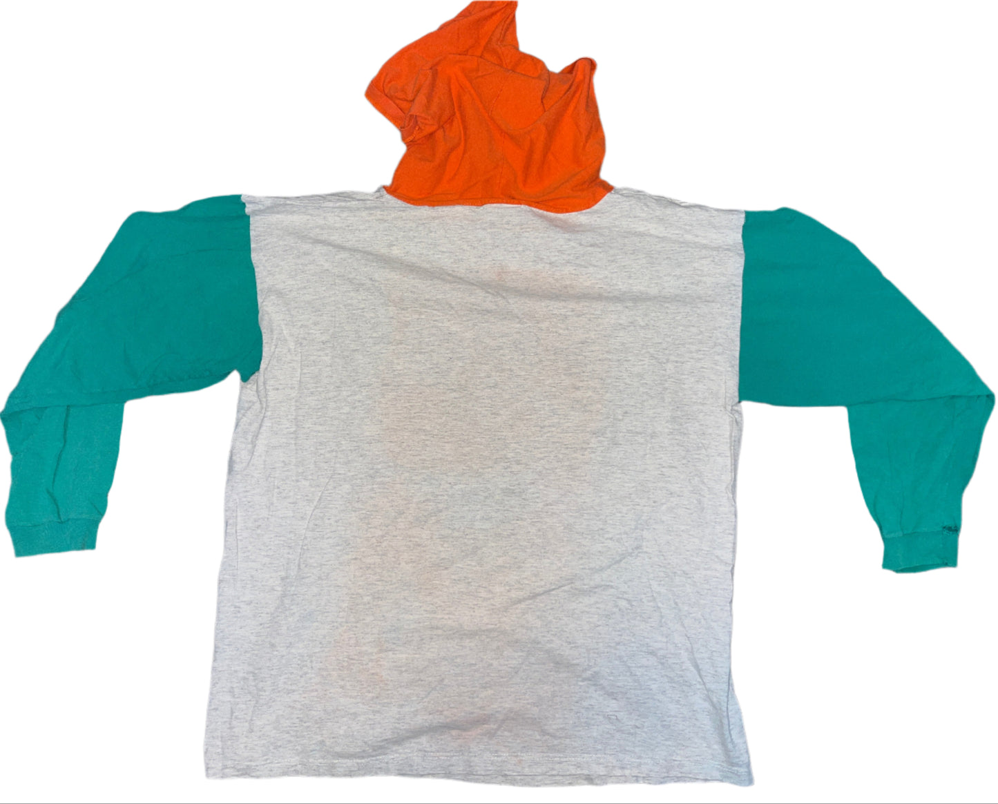 80/90's The Game Miami Dolphins Hooded Sweatshirt - XLarge - 24" x 26"