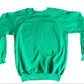 90's Hanes Parrill Blank Green Crewneck Sweatshirt - Large - 22" x 27.5"