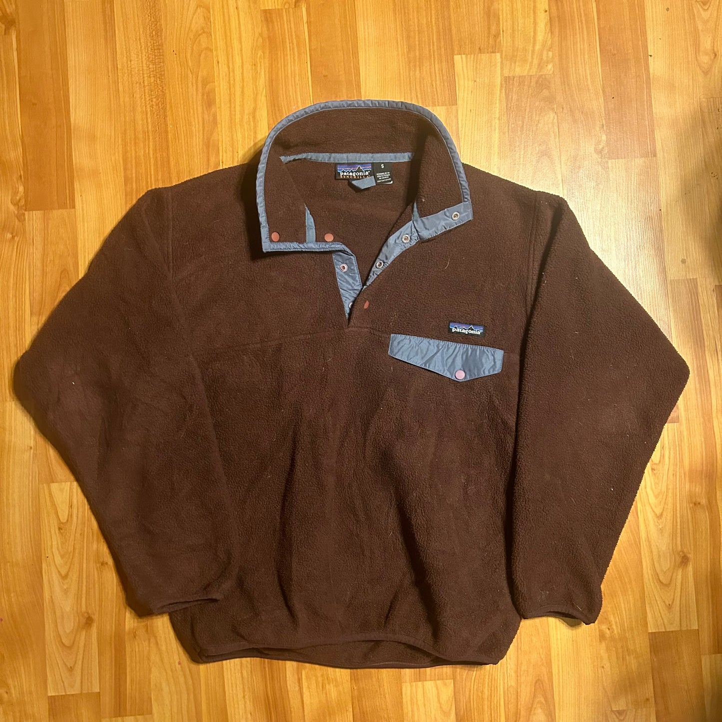 Patagonia Phartagonia Synchilla Quarter Button Up Fleece - Medium - 21” x 25”