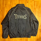 Tennessee Titans Reversible Windbreaker Fleece Lined Jacket Winter Coat - Large - 23” x 29”