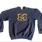 90's Simply for Sports Michigan University Wolverines Crewneck Sweatshirt - Large - 23.5" x 28"