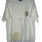 Camiseta desgastada de pintor Pooh Eeyore - Mediana - 20.5 "x 26.5"