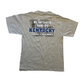 Kentucky University Wildcats Favorite Teams Whoever Plays Louisville Grey Tshirt - Medium - 21" x 29"