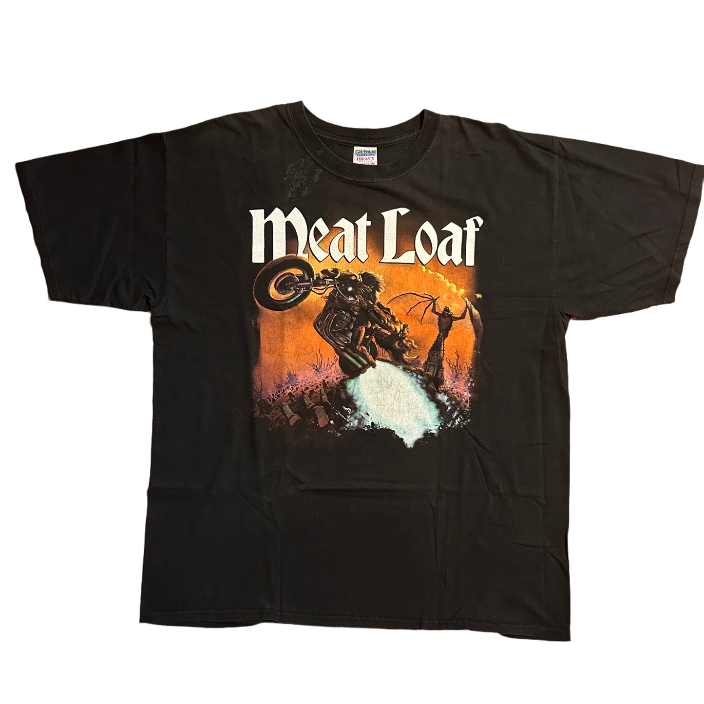 Gildan 2002 Meat Loaf Band Rock Tour Music Tshirt - XLarge - 24” x 30”