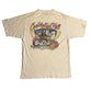 Hard Rock Cafe Heavy Tee Captain of Rock N Roll Tokyo Monkey Motorcycle White Tshirt - Medium - 21” x 30”