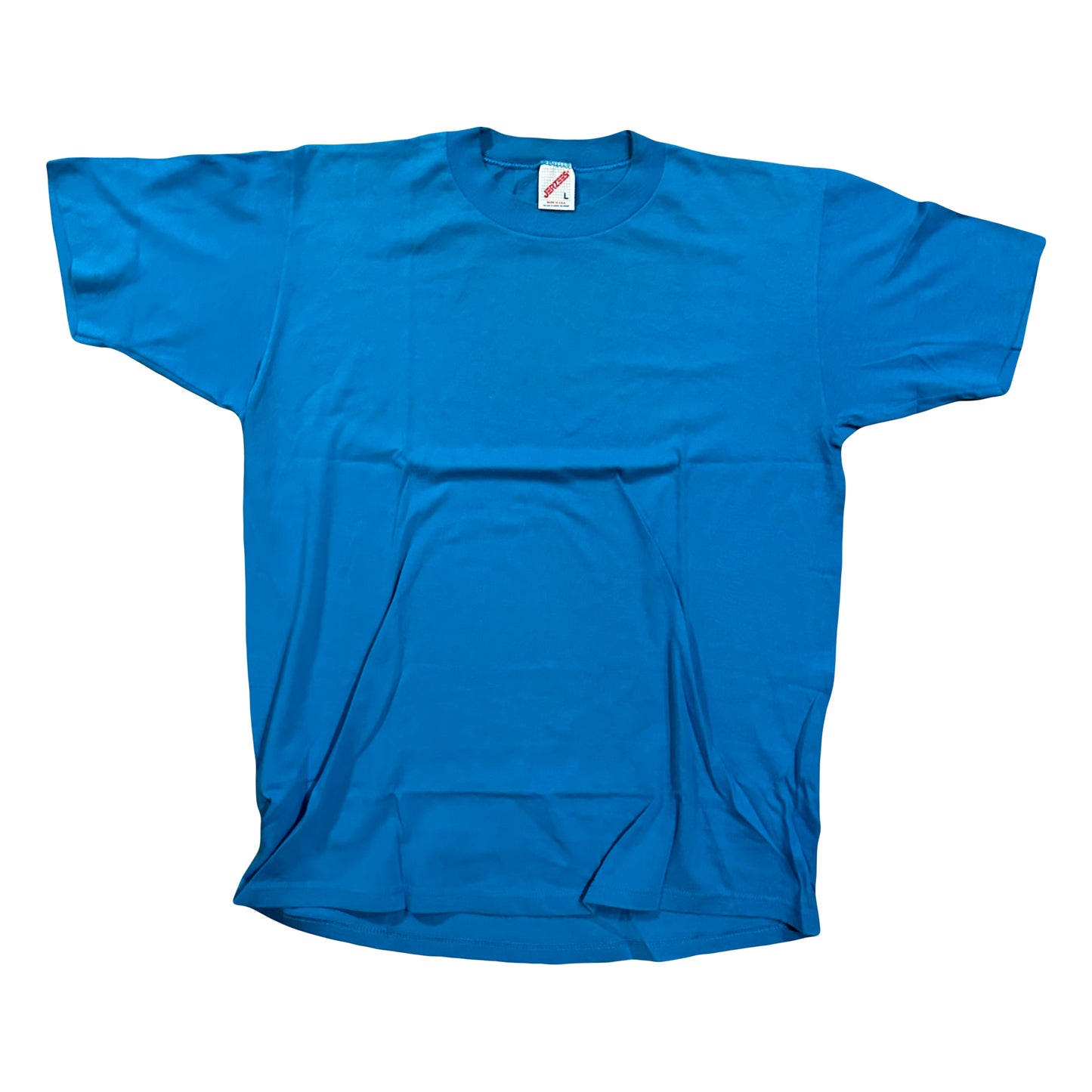 90’s Jerzees Blue Blank Tshirt - Medium - 20” x 26”