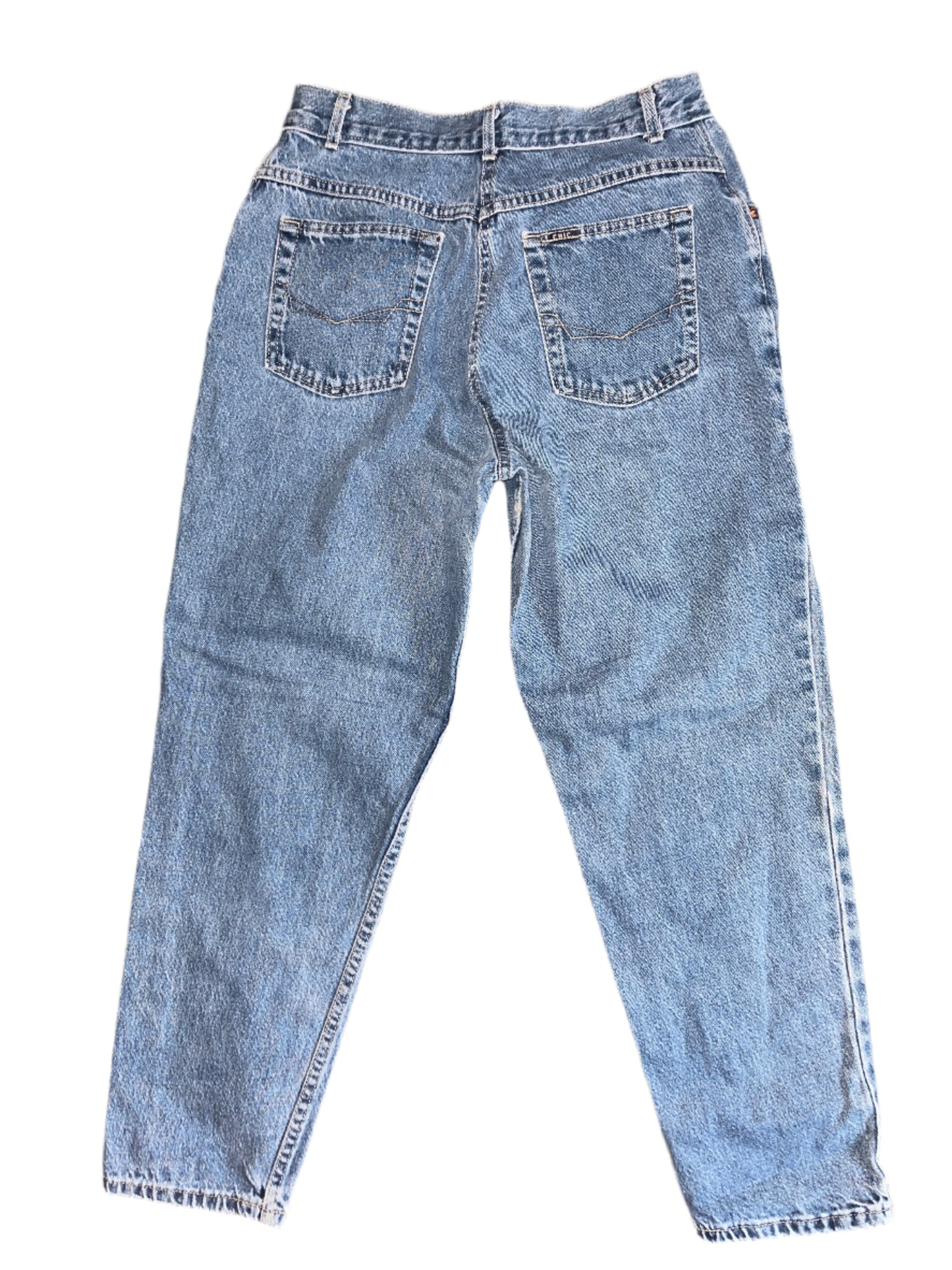 90/00's Chic Denim Blue Mom Jeans Pants - 28" x 27.5"