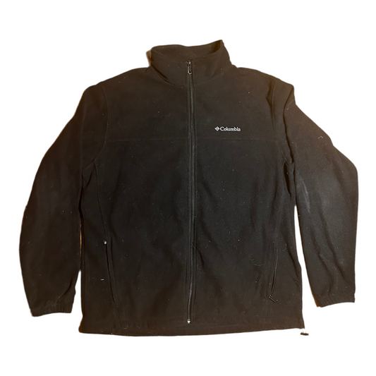 Columbia Fleece Zip Up Jacket - XLarge - 25” x 29.5”