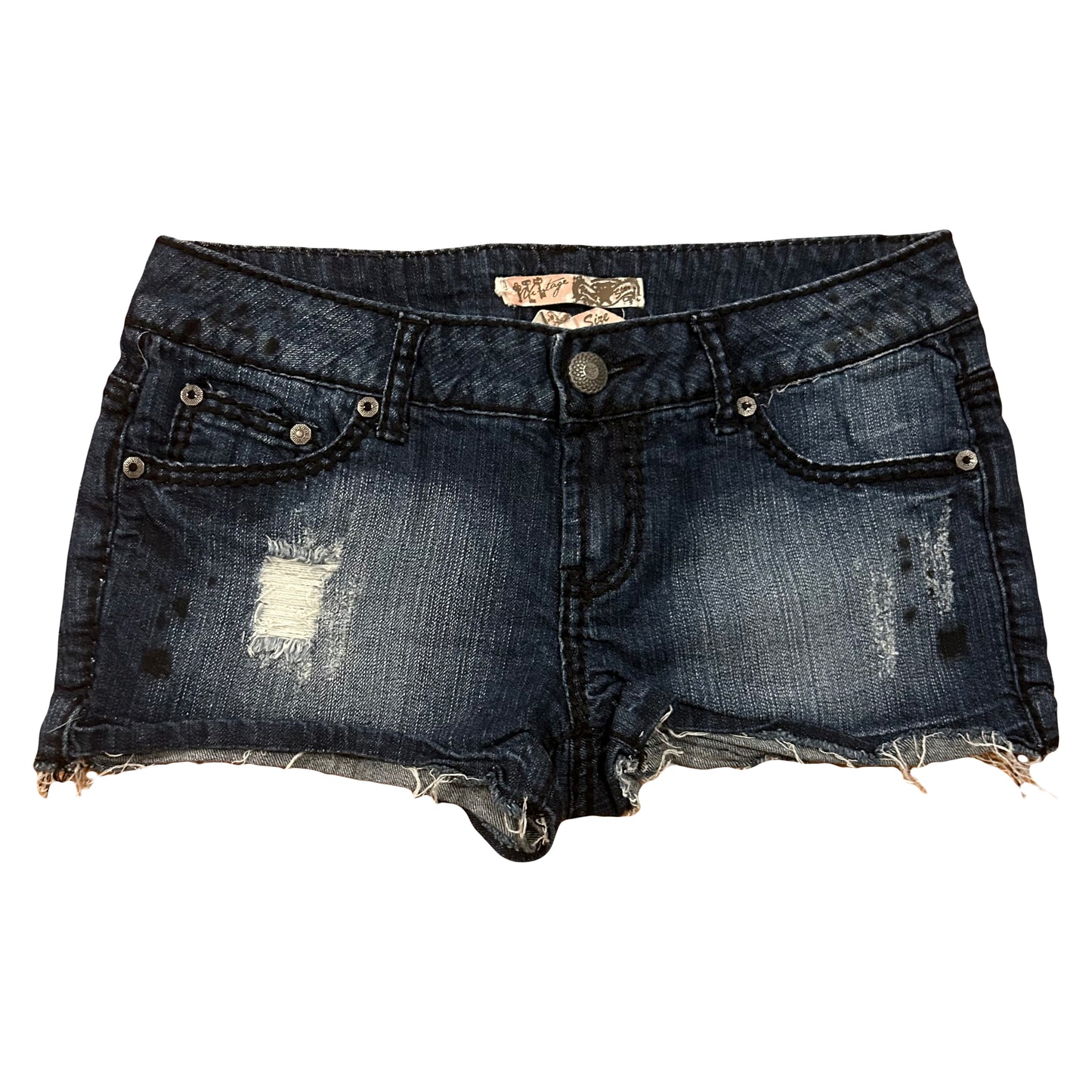 Vanilla Star Denim Jean Shorts Jorts - Women’s 5 - 30” x 2.5”