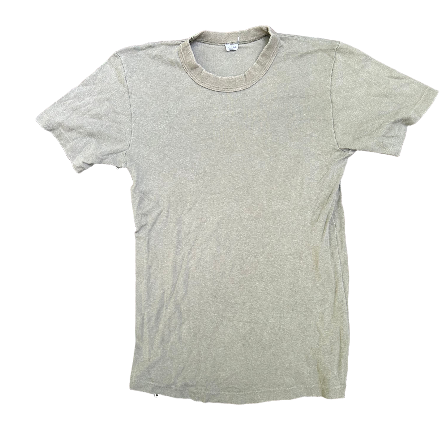 80’s Brown Tan Blank Tshirt - XSmall - 16” x 26”