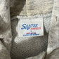 80’s Santee Sweats Blank Boxy Grey Hoodie Sweatshirt - Medium - 21.5” x 23.5”