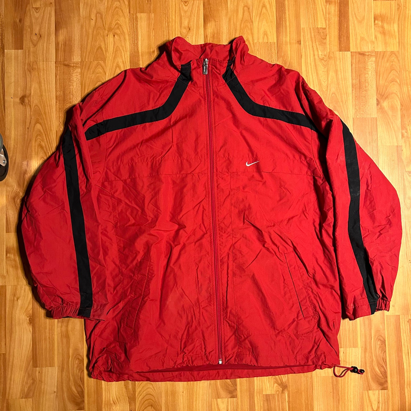 00’s Nike Windbreaker Zip Up Jacket Coat - XLarge - 27” x 31”