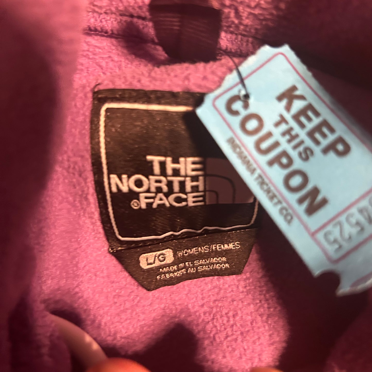 The North Face Fleece Zip Up Jacket - Small - 19” x 26”