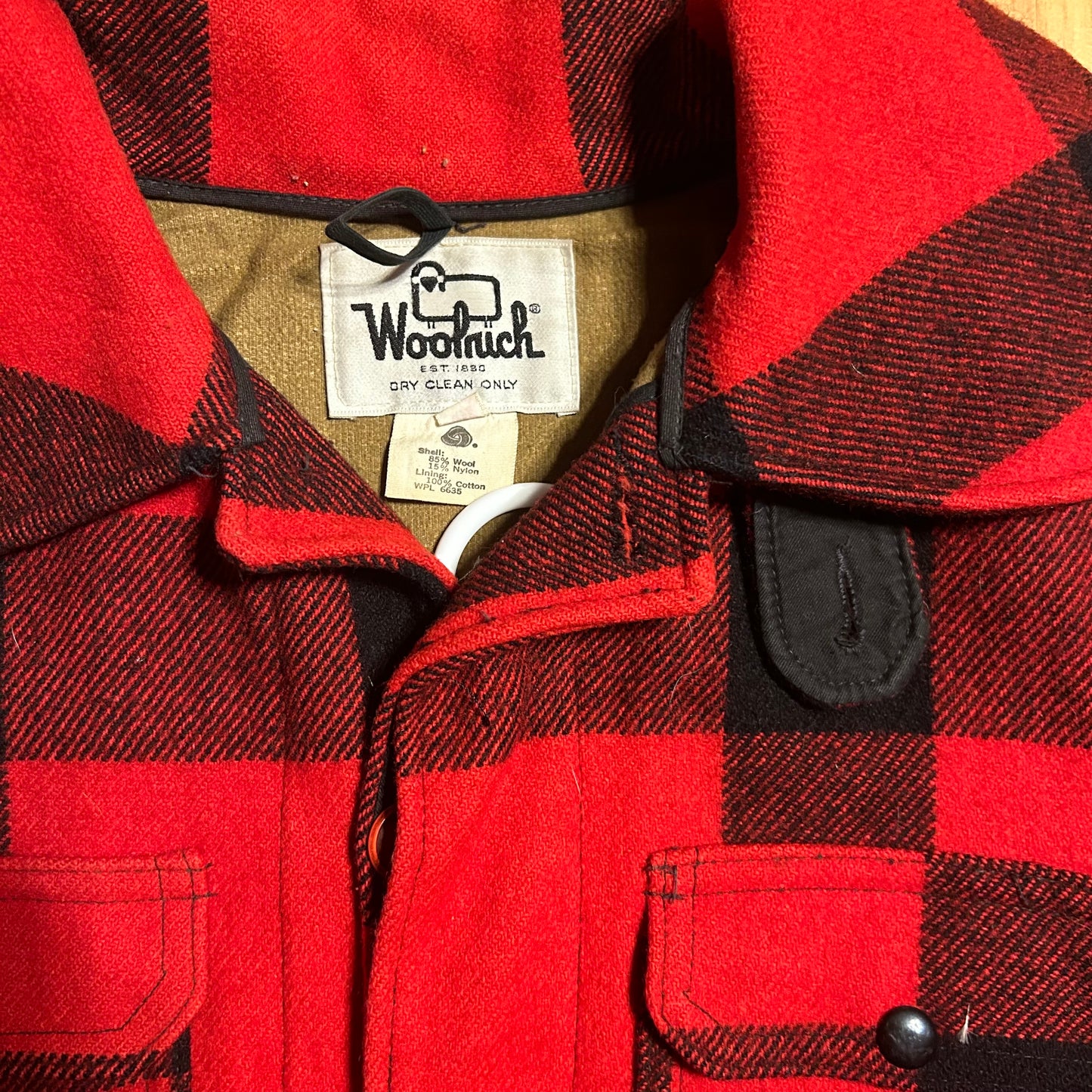 80’s Woolrich Wool Hunting Jacket Coat - Large - 23.5” x 29”