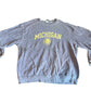 Champion Weathered Classics Michigan Wolverines University College Crewneck Sweatshirt - XLarge - 26" x 27"