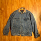 80/90's Fleece Lined Denim Button Up Jean Jacket - Large - 22” x 27”