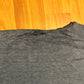 80/90’s Single Stitch Distressed Sun Faded Navy Thin Blank Pocket Tshirt - Large - 22” x 27”