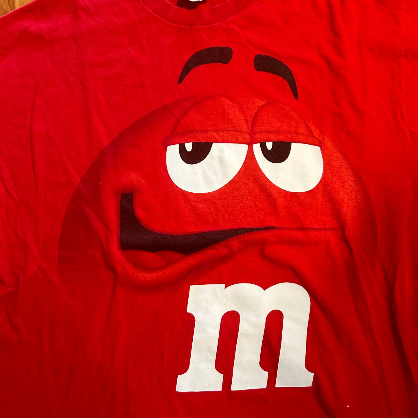 M&M Red Candy Tshirt - XLarge - 25.5” x 30.5”