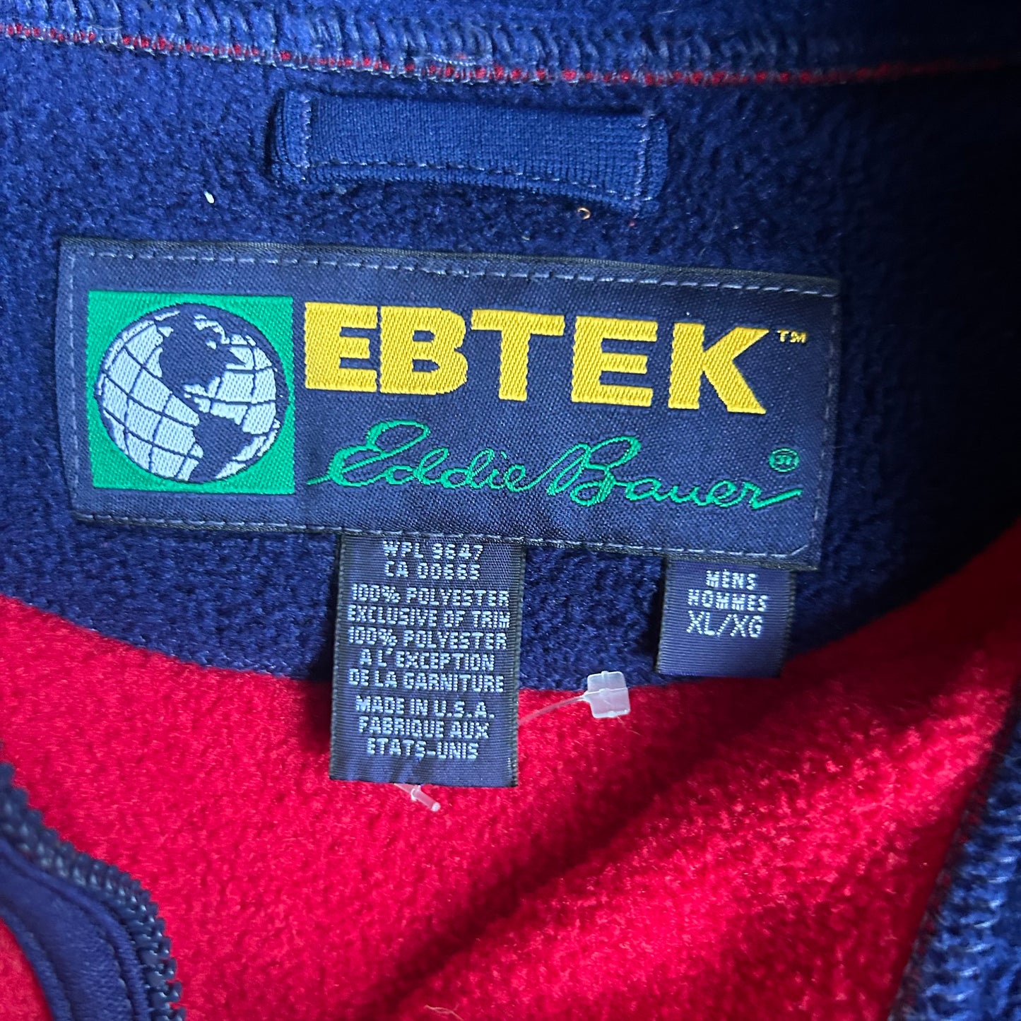 EBTek Eddie Bauer Fleece Vest - XLarge - 2 x 25.5”