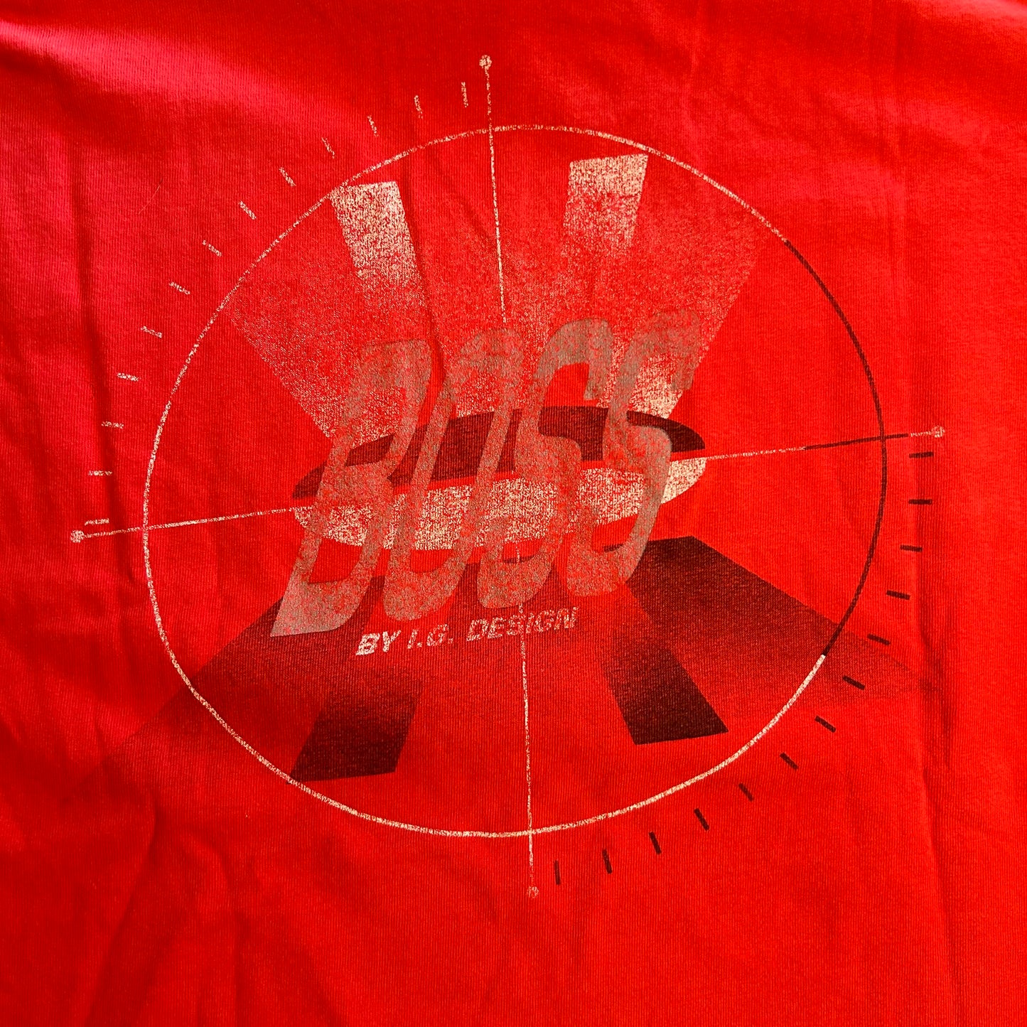 90’s Boss Red Tshirt - Large - 23” x 27.5”