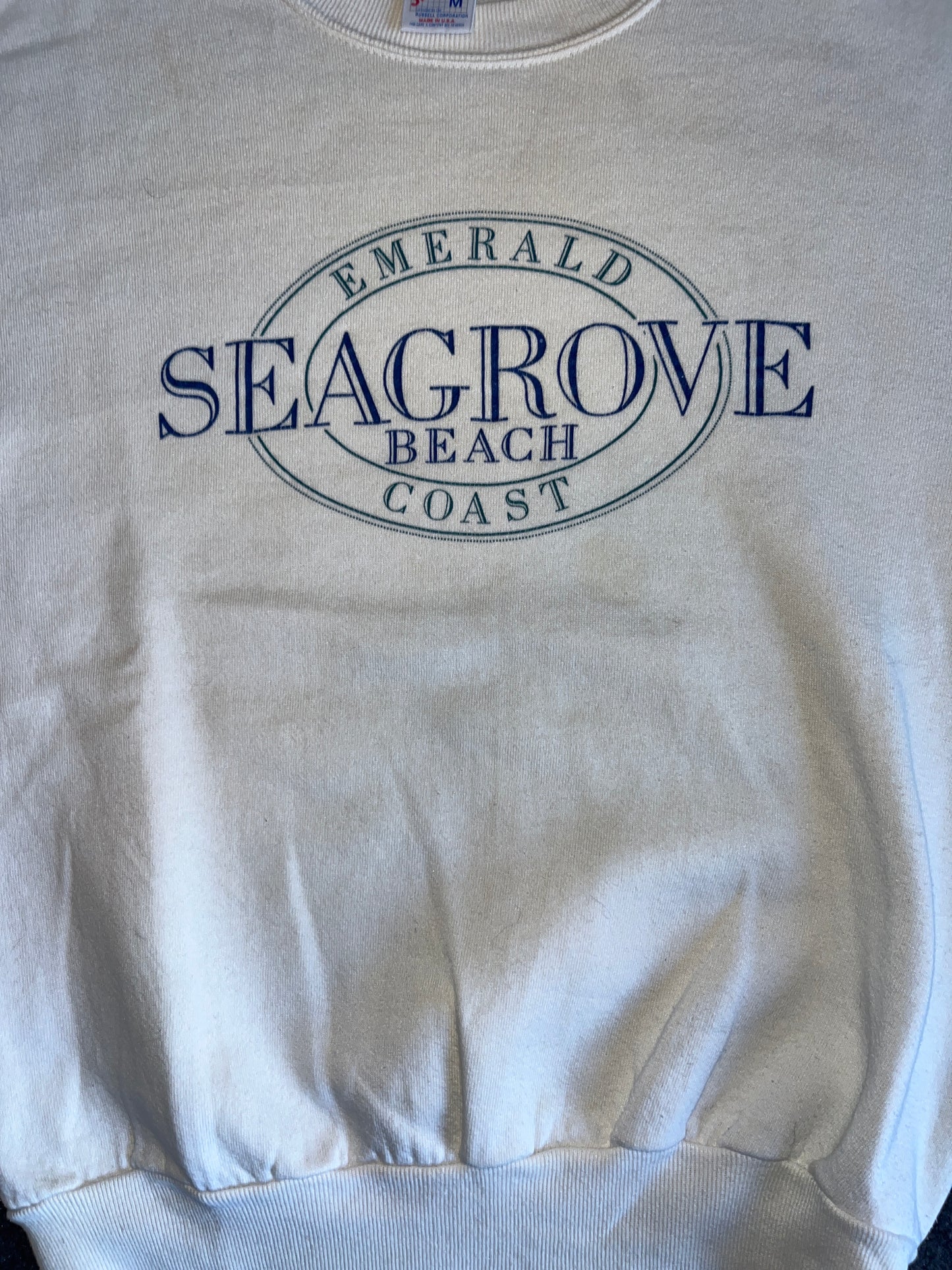 90's Jerzees Seagrove Crewneck Sweatshirt - Medium - 21" x 23.5"