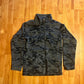 Columbia Grey Camouflage Camo Fleece Zip Up - Small - 18” x 24”