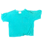 80/90’s CSL Blank Turquoise Boxy Pocket Tshirt - Medium - 20” x 21”