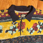 Tommy Bahama Cotton Floral Hawaiian Design Collared Short Sleeve Polo Shirt - XLarge - 24” x 31”