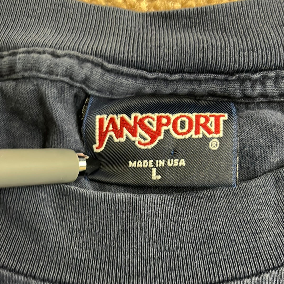 90's Jansport Purdue Tshirt - Medium - 21” x 28.5”