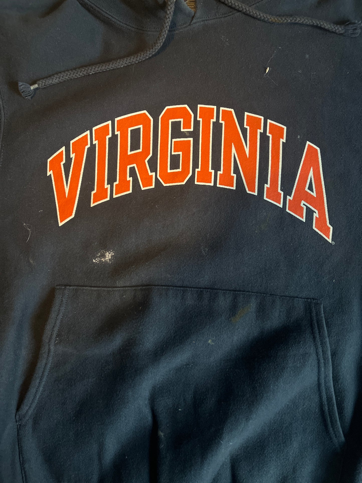 Champion Reverse Weave Virginia Hooded Sweatshirt - Large - 23" x 25"