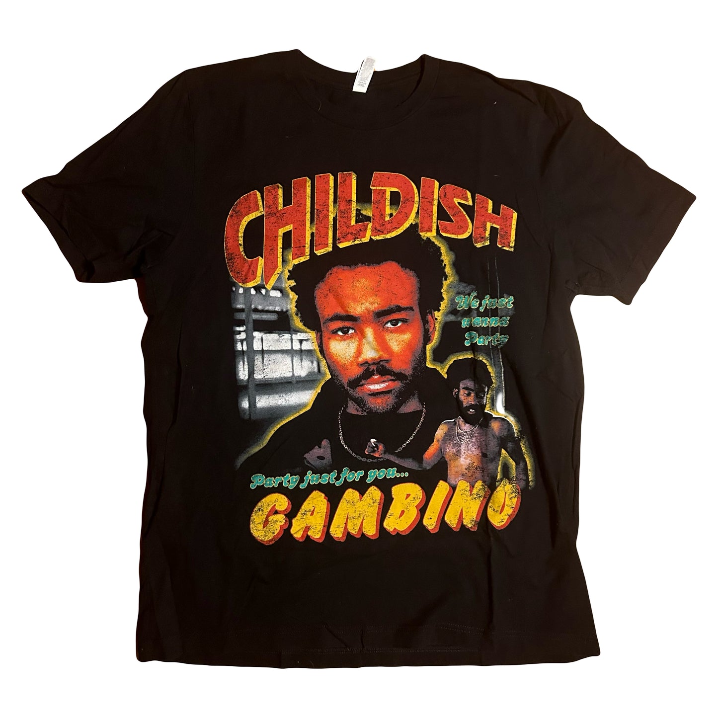 Childish Gambino Bella Canvas Tshirt - Medium - 21” x 29”