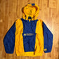 NBA Golden State Warriors Anorak Windbreaker Rain Jacket Coat - Medium - 21” x 25”