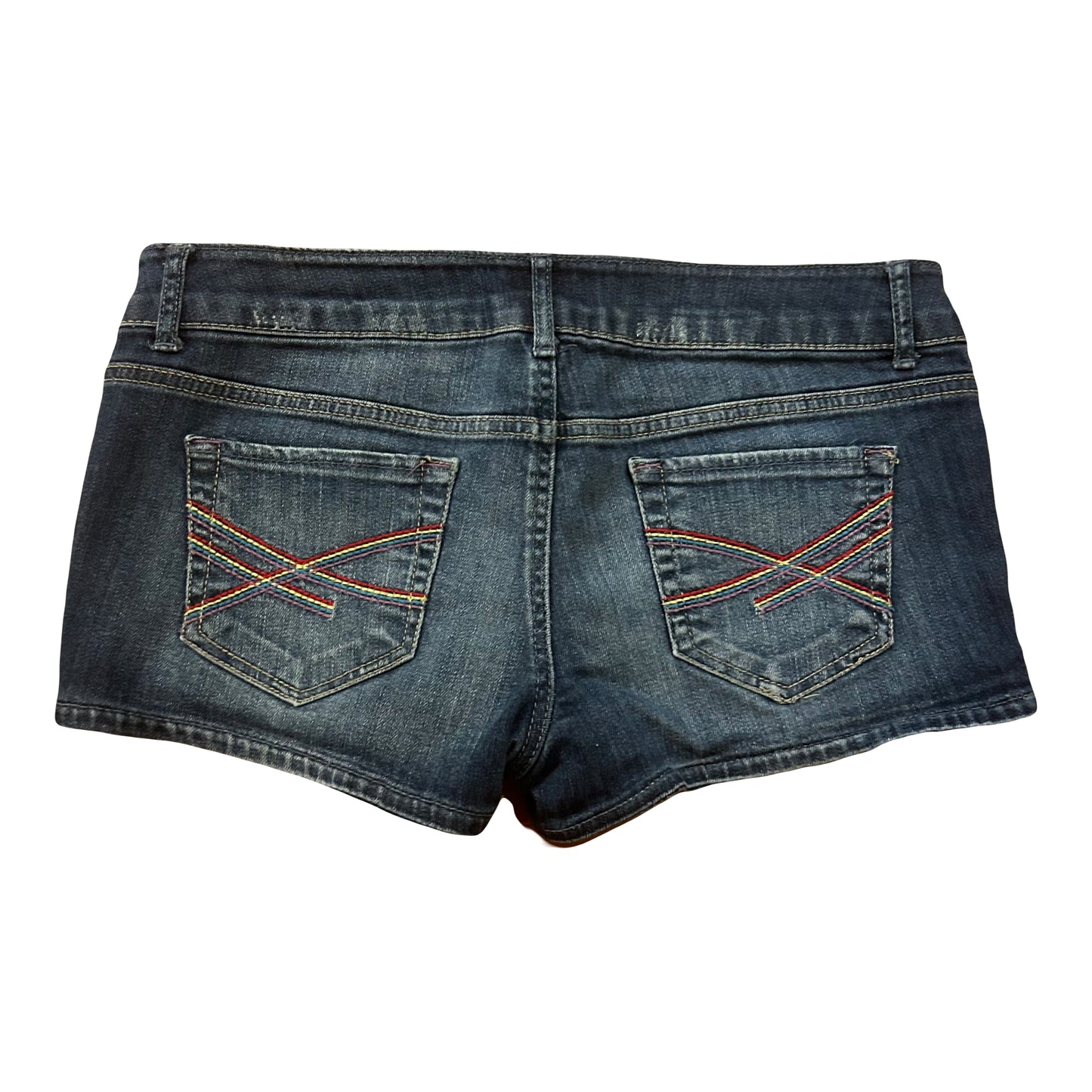 Aeropostale Denim Jean Shorts Jorts - Women’s 7/8 - 33” x 2”