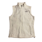 The North Face White Fleece Vest - Medium - 20” x 25.5”