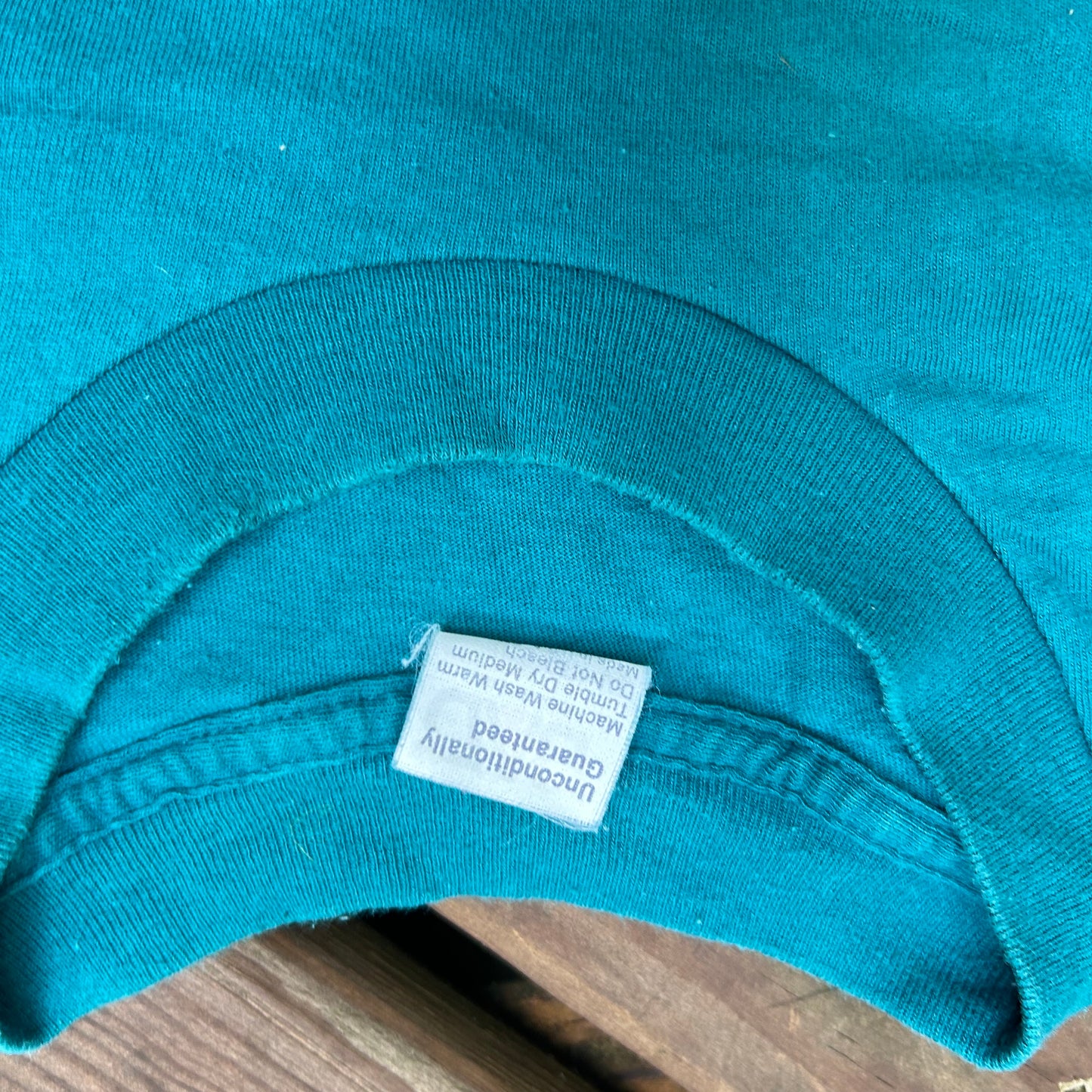 90’s BVD Turquoise Blank Pocket Tshirt - XSmall - 16” x 28”