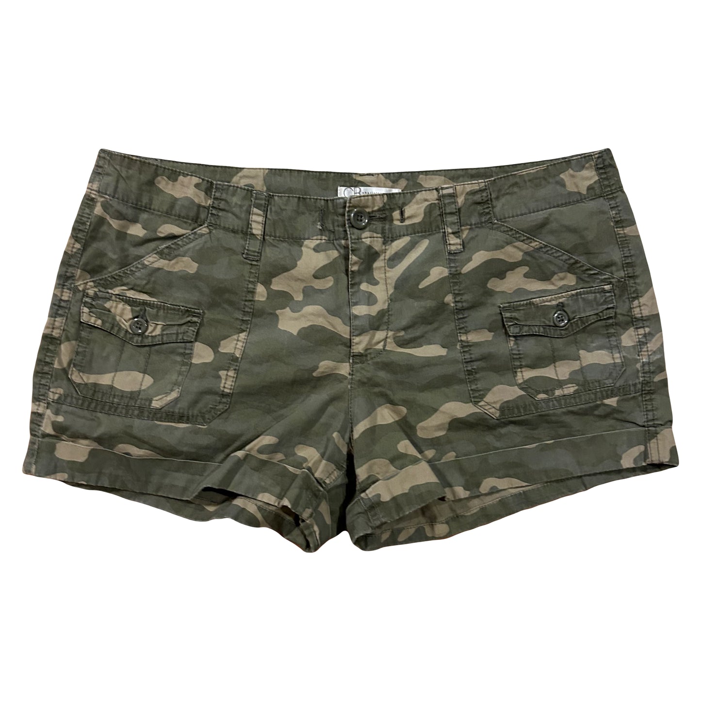 Charlotte Russe Cotton Camo Shorts - Women’s 11 - 36” x 3”