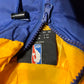 NBA Golden State Warriors Anorak Windbreaker Rain Jacket Coat - Medium - 21” x 25”