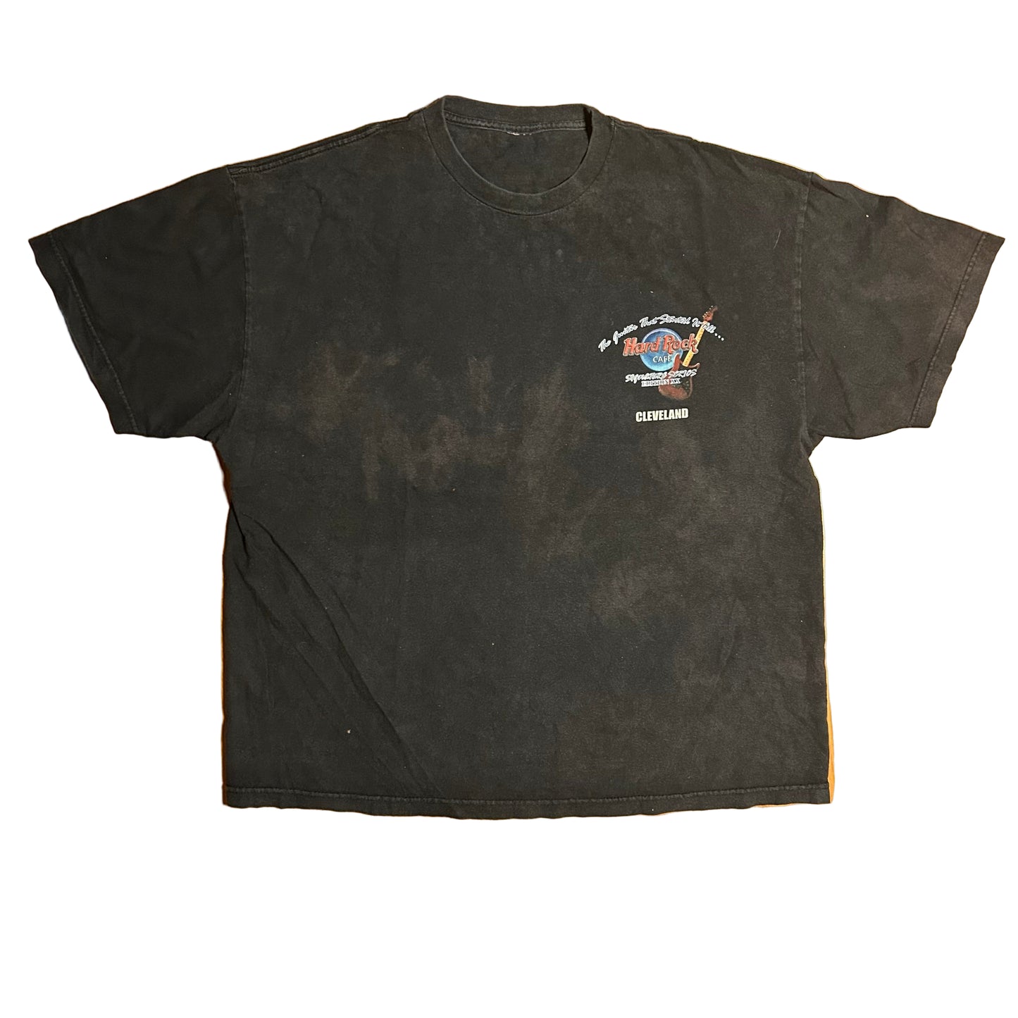 Hard Rock Cafe Cleveland Signature Series Edition XX 20 Eric Clayton Black Tshirt - XLarge - 24” x 29”