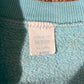 70’s Blank Baby Blue Boxy Crewneck Sweatshirt - Large - 22” x 20.5”