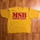 80’s Advertees Michael Stanley Band MSB North Coast Cropped Boxy Heartland Rock Tshirt - Small - 18” x 19”