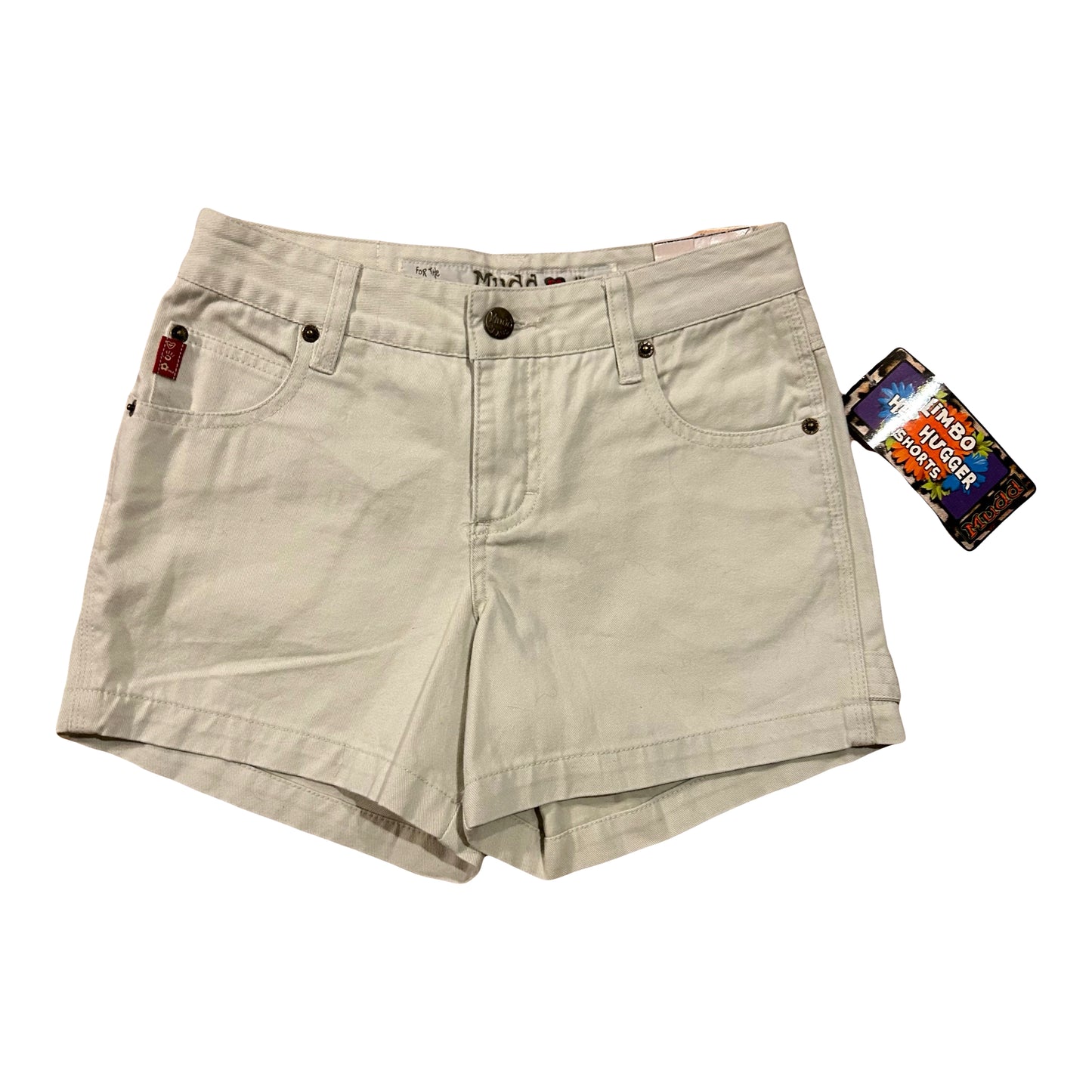 Mudd NWT Brand New Khaki Carpenter Shorts - Women’s 0 - 26” x 4”