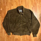 80/90's Ashworth Brown Corduroy Bomber Jacket - XLarge - 24” x 26”