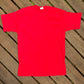 90’s JE Morgan Tough Tees Red Blank Pocket Tshirt - Large - 22” x 33”