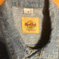 Hard Rock Cafe Save the Planet Denim Button Up Jean Jacket - Large - 22” x 25”