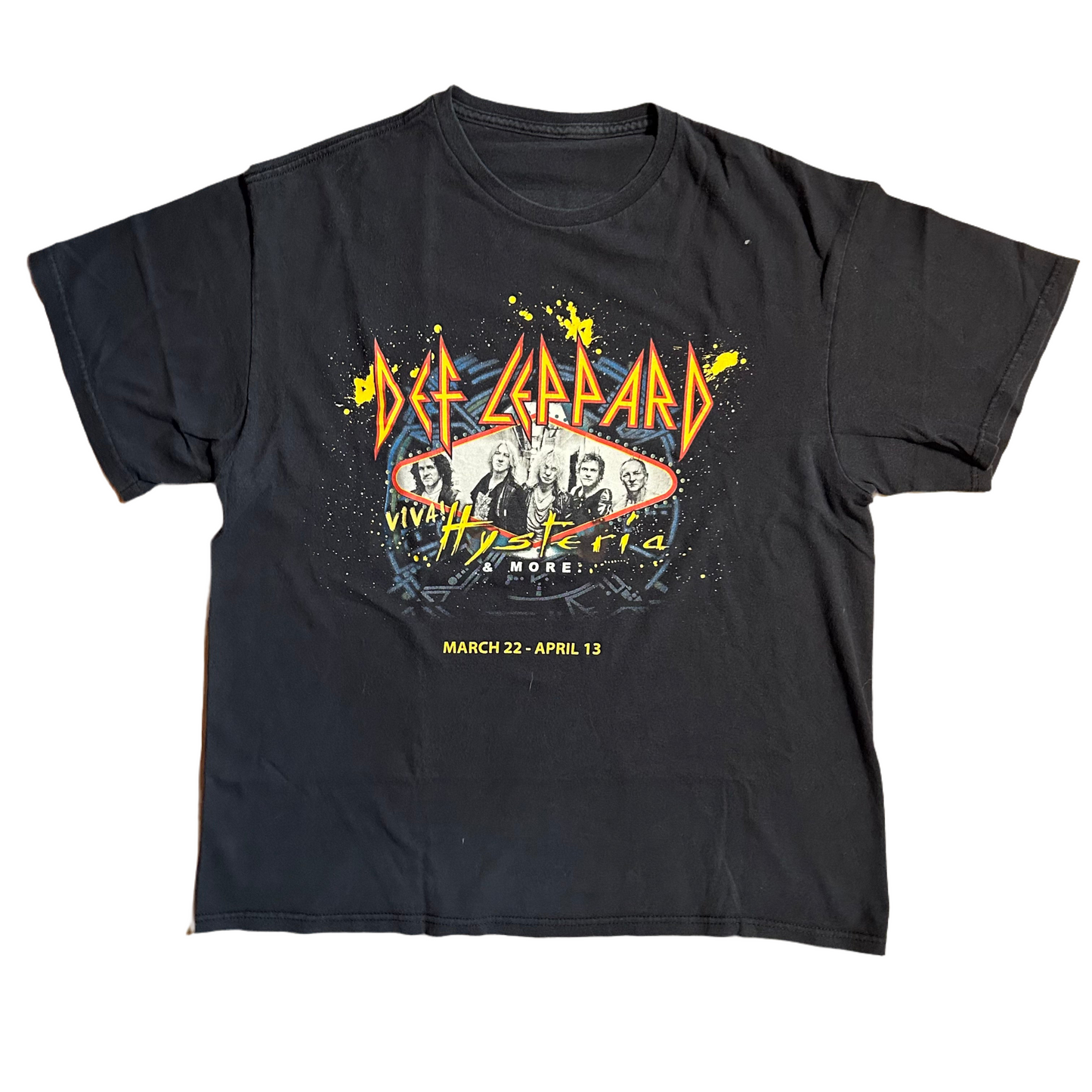 Def Leppard Viva Hysteria and More Staff The Joint Las Vegas Tshirt - Large - 22.5” x 27”