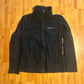 Columbia Black Fleece Zip Up Jacket - Small - 18” x 23.5”