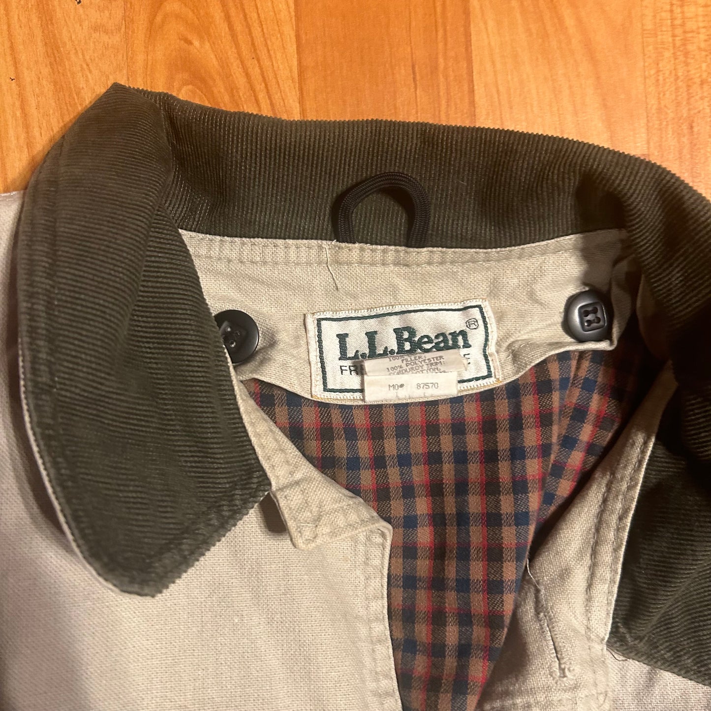 80/90’s LL Bean Lined Chore Coat Jacket - XLarge - 24” x 32”